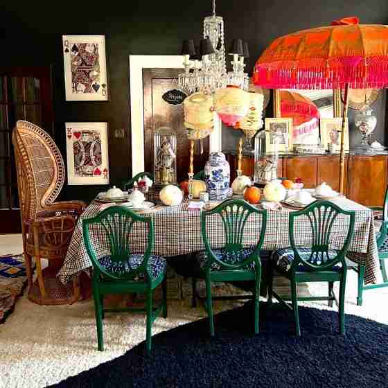 Image of the dining table